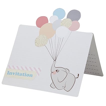 Amazon Com Ginger Ray Little One Vintage Baby Elephant Pastel Party