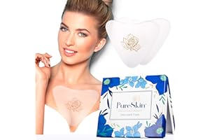 PURESKIN SMOOTHING BEAUTY PureSkin Chest Wrinkle Pads-4 PACK -Decollete Anti Wrinkle Chest Pads | Silicone Patches for Wrinkles | Chest Wrinkles from Side Sleeping | Chest Wrinkles | Silicone Chest Pads