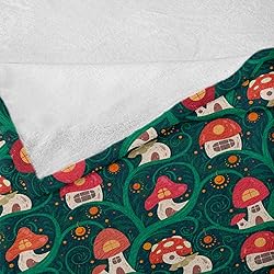 Ambesonne Tree House Print Throw Blanket, Abstract