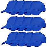 TZ Promise 12 Pack Wholesale Unisex Plain Solid Color Adjustable Baseball Caps Hats