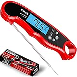 Digital Instant Read Meat Thermometer - Waterproof Kitchen Food Cooking Thermometer with Backlight LCD - Best Super Fast Elec