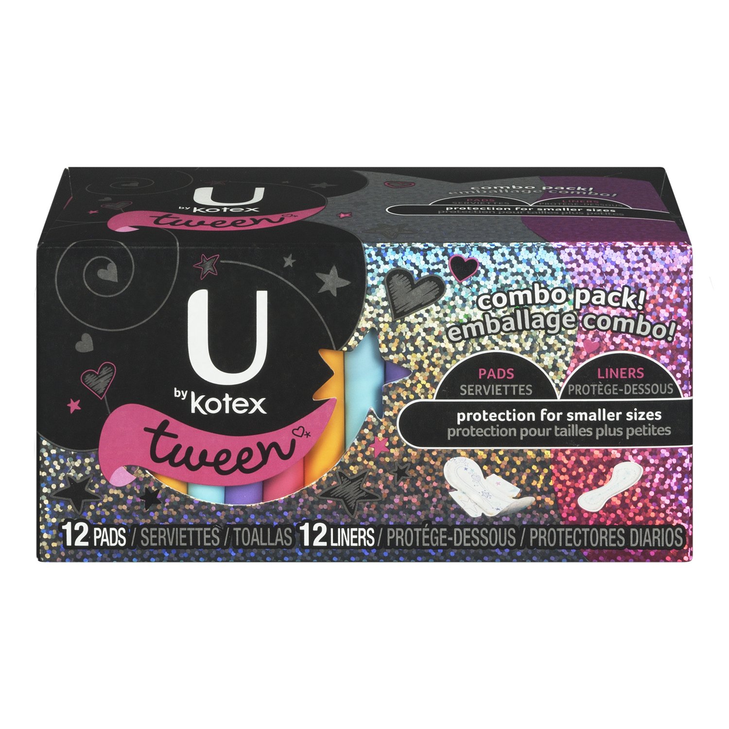 U By Kotex Tween Ultra Thin Pad With Wings And Liners Combo Pack 24 Count Pack Of 2 Buy Online In Cambodia At Cambodia Desertcart Com Productid