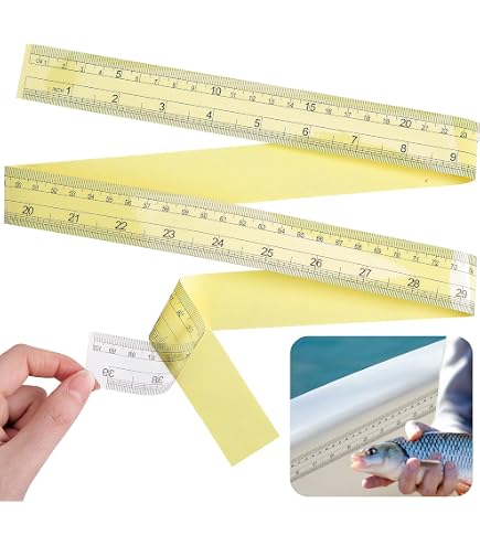 Uxcell Self-Adhesive Measuring Tape – 12” / 30cm, Peel & Stick – Fractions Printed, For Workbenches, Saw Tables, Drafting & Sewing