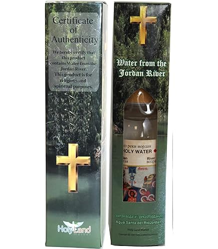 Amazon.com: Jordan River Holy Water Holy Sepulchre Jerusalem with