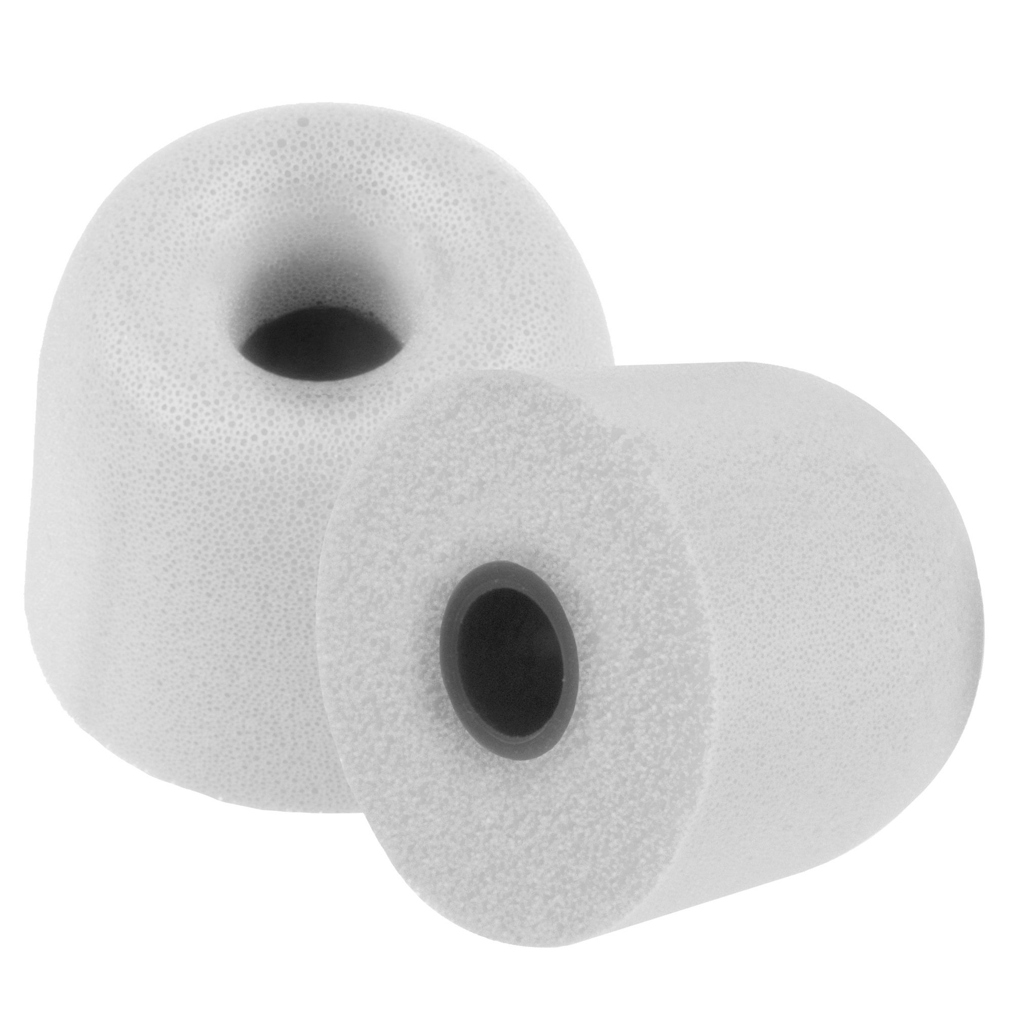 Xcessor Bullet FX-40 Medium Replacement Comfort Foam Earbuds - Grey (Pack of 8)