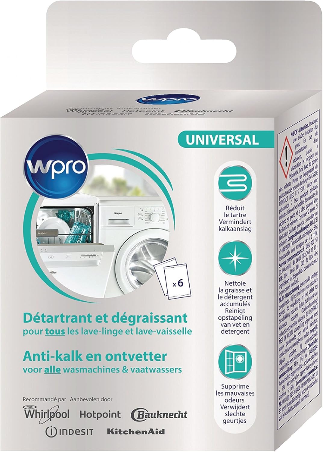 descaler for washing machines and dishwashers