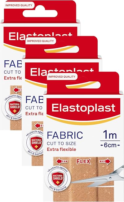 Elastoplast Fabric Fixation Tape 3m x 2.5cm Tan