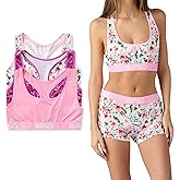 PSD Women's Graphic Print Boy Shorts - Full Coverage Women's Underwear - Comfortable Stretch Panties for Women