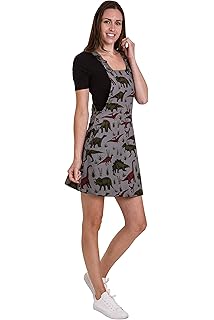 dinosaur pinafore womens