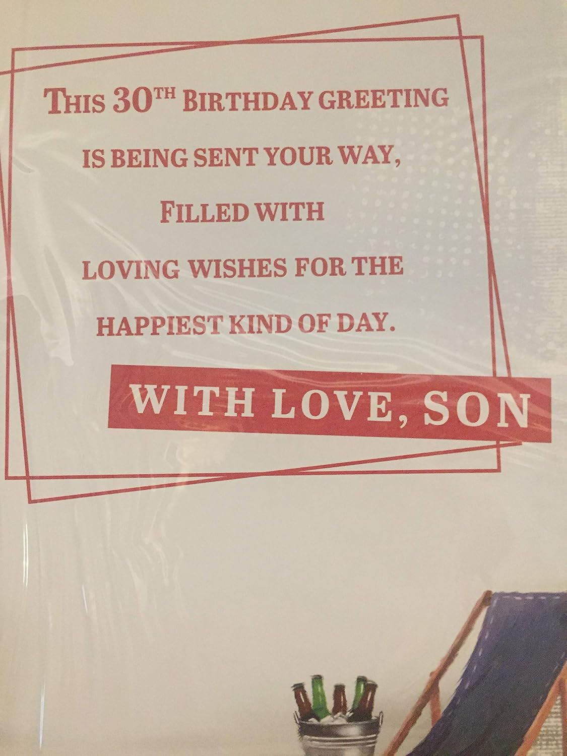 To A Very Special Son 30th Birthday Wishes Birthday Card Age 30 Thirty Camper Van/Bike/Words 3D/Foil Detail(PRELUDE45515) - Image 4