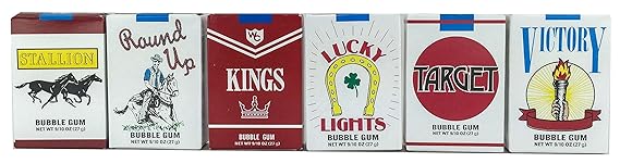 Amazon Com World Confections Bubble Gum Cigarettes 8 Piece Per Box 24 Count Chewing Gum Grocery Gourmet Food Amazon Com World Confections Bubble Gum Cigarettes 8 Piece Per Box 24 Count Chewing Gum Grocery Gourmet Food