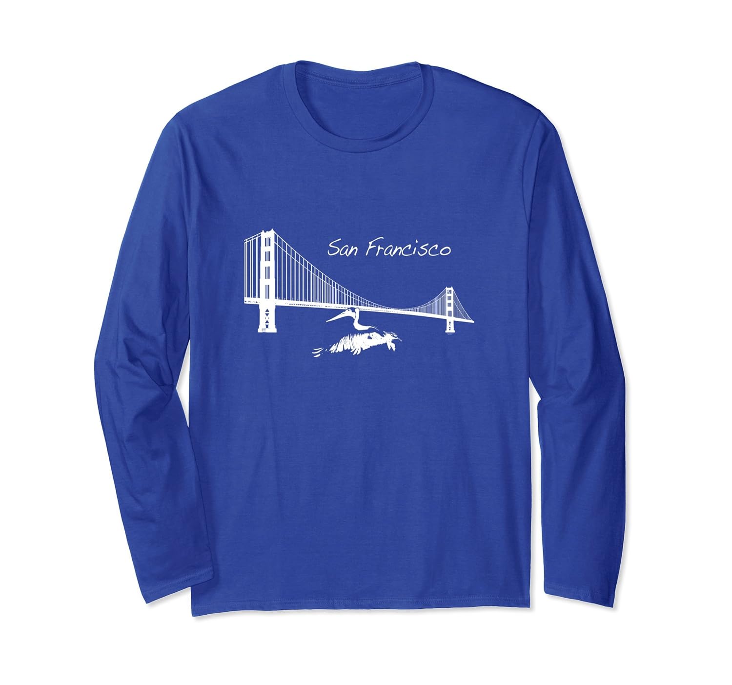 San Francisco Long Sleeve T-Shirt Golden Gate Bridge-ANZ