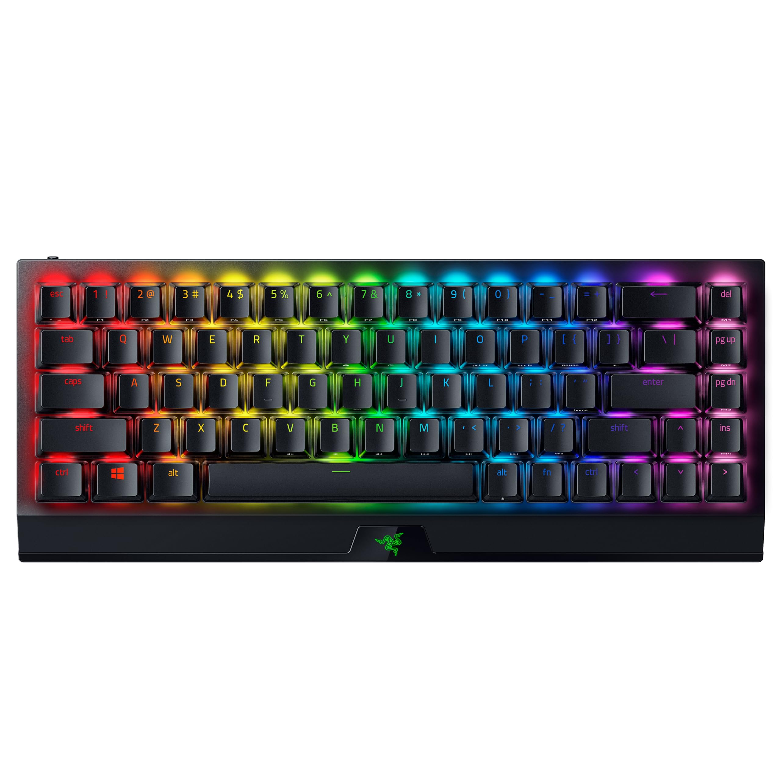 Razer BlackWidow V3 Mini HyperSpeed (Yellow Switch) - Wireless 65% Mechanical Gaming Keyboard (Silent Mechanical Switches, Phantom Keycaps, Bluetooth, USB-C) US Layout | Phantom Ed. — image 1