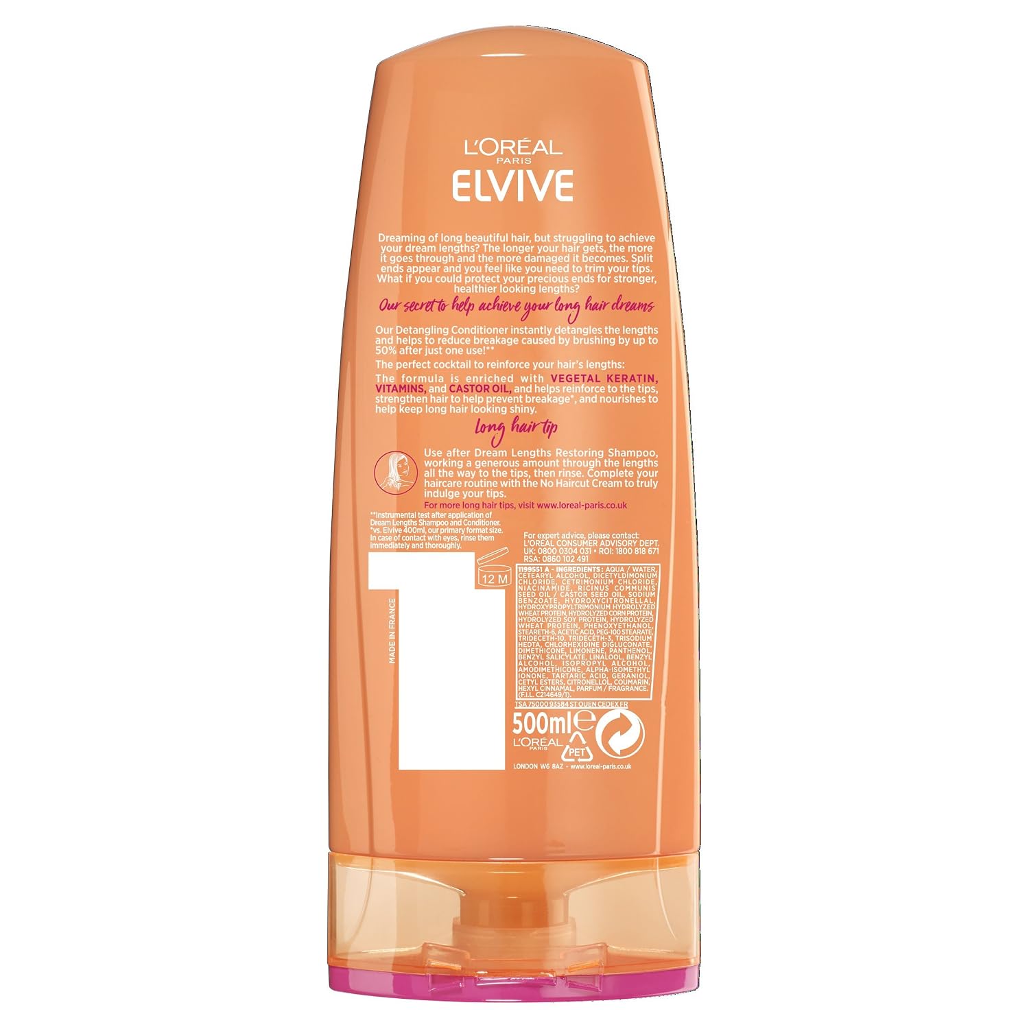 L Oreal Elvive Dream Lengths Long Hair Conditioner 300 Ml Amazon