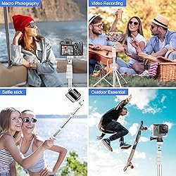 Sensyne 67" Phone Tripod & Selfie Stick, Extendable