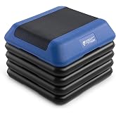 Circuit Fitness Non-Slip Step solution 16"x16", 2 or 4 Risers, 6 Colors