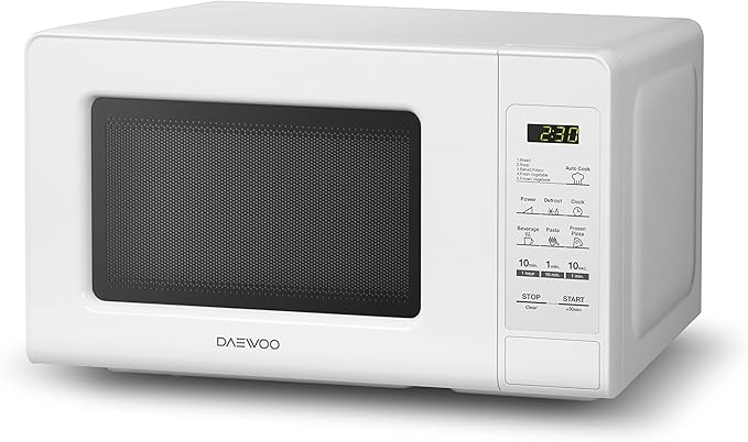 Amazon Com Daewoo Kor 760ew Countertop Microwave Oven Appliances