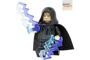 LEGO Star Wars: Emperor Palpatine Minifigure with Force Bolts (Figure 1.7 inches Tall)
