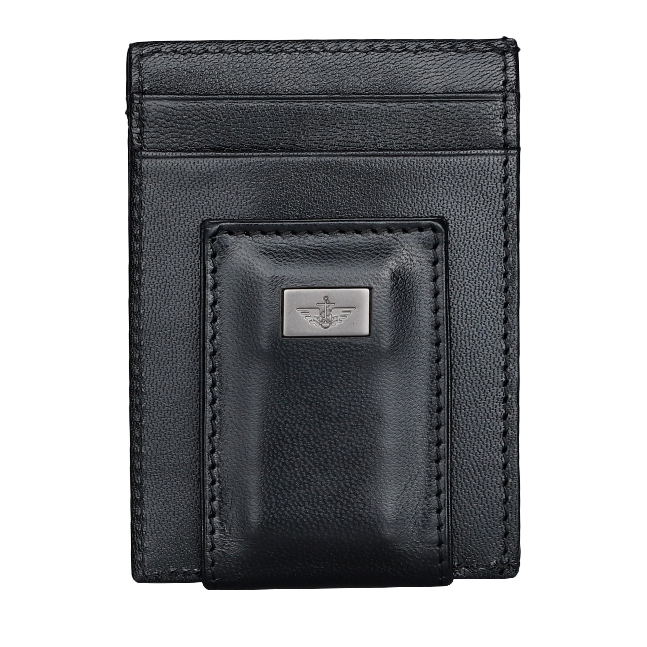 Dockers Men’s Front Pocket Wallet, Black Ornament, One Size