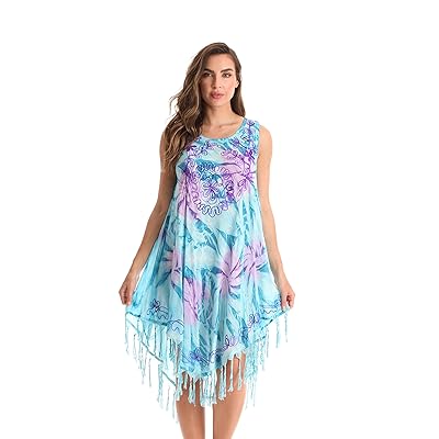 Riviera Sun Tie Dye Embroidered Summer Dress with Kuwait | Ubuy