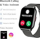 Popglory 2.01" Smart Watch for Women Men, Call, BP HR Sleep, 100+ Sports, view 2