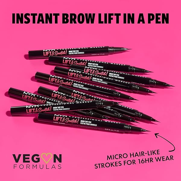 NYX PROFESSIONAL MAKEUP LIFT & SNATCH EYEBROW TINT PEN, CARAMEL