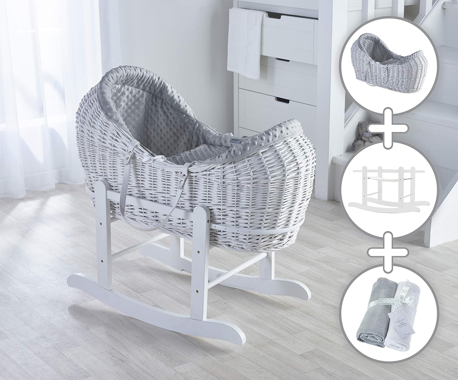 moses basket pod and stand