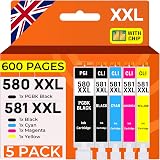 Supply Guy 580XXL 581XXL Ink Cartridges for Canon Pixma TS TR Series Multipack