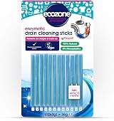 EcoZone Drain Sticks Enzymatic Pipe Unblocker 12 x sticks 1 year supply