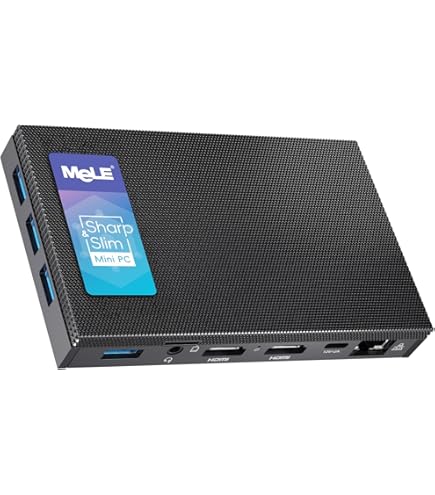 MeLE Mini PC sem ventoinha Quieter3Q 11ª geração N5105 8GB 128GB