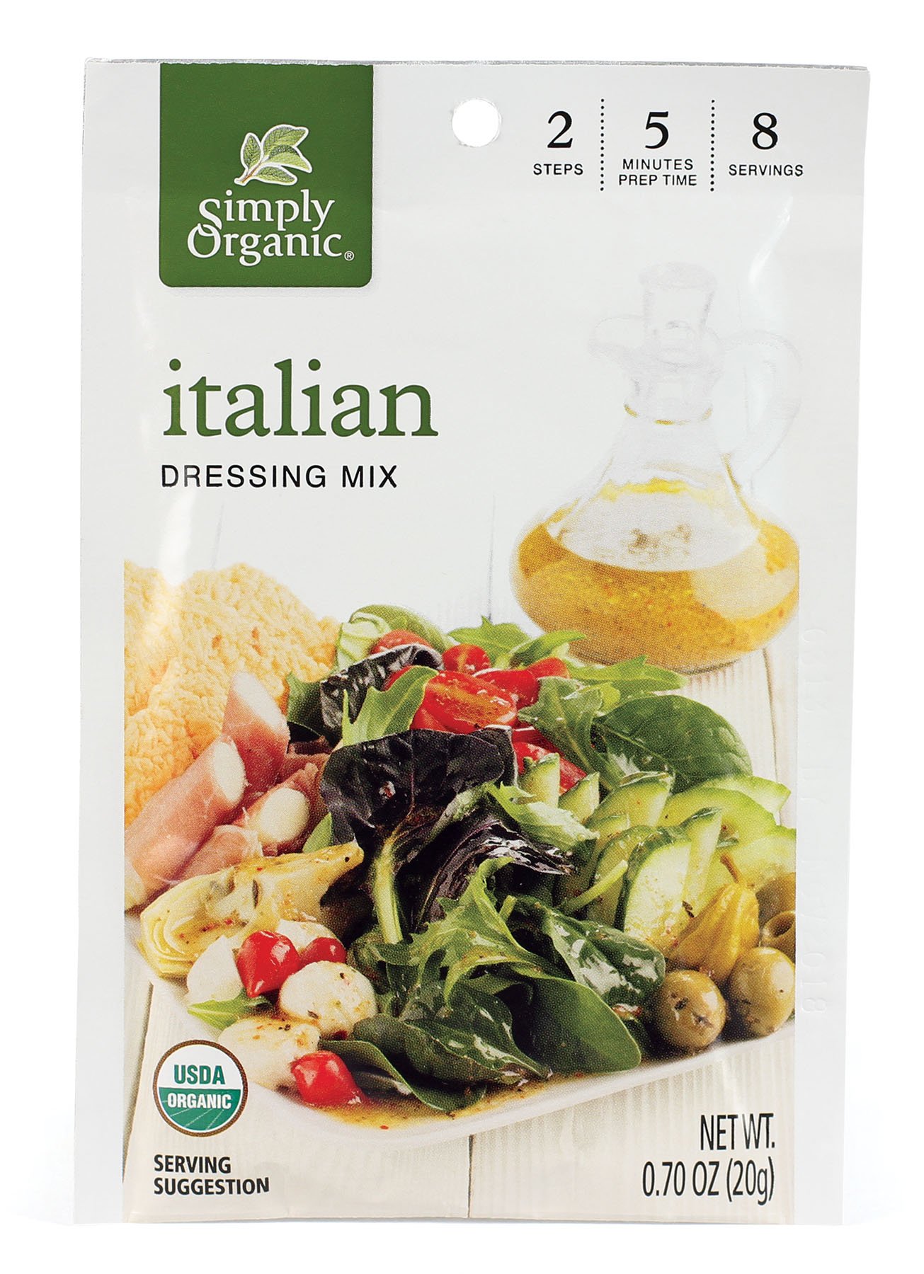 Simply Organic Ranch Salad Dressing, 1Ounce Packets (Pack