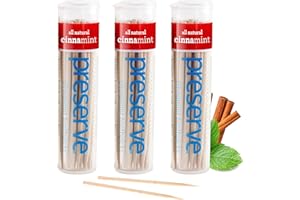 Preserve Flavored Toothpicks, Cinnamint, 3 Count x (35 each) (Wood)