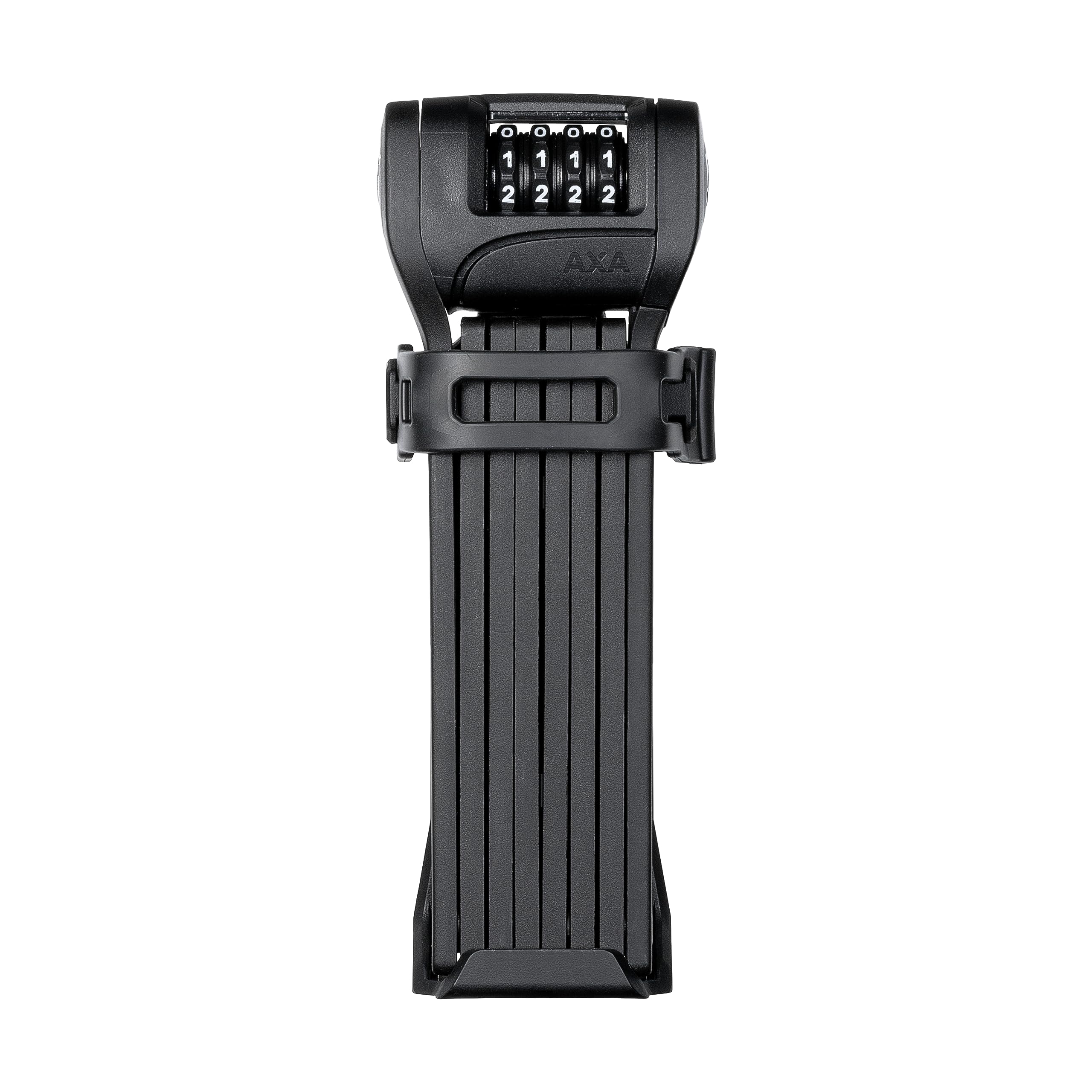 AXA Fold Lite C100 - Folding Bicycle Lock - Lightweight - Bicycle Folding Lock with Combination Lock - Security Level 7 - Fits All Frames - Length 100 cm, Black