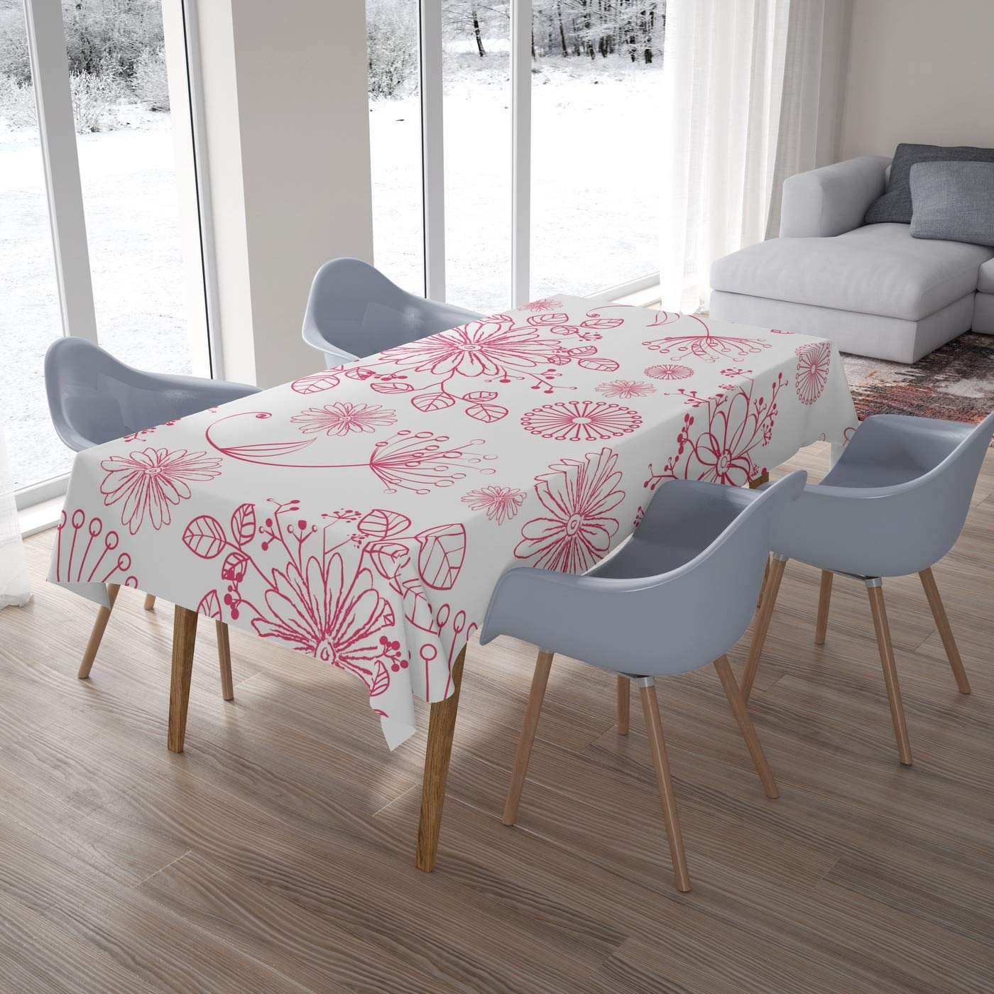 Bonamaison Kitchen Decoration, Tablecloth, 140cm x 200cm - Designed and Manufactured in Turkey