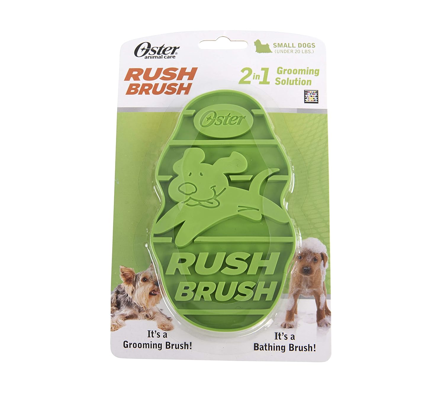 Oster Clean and Healthy Rush Curry Brush for Dogs Amazon.co.uk Pet