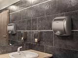 Bremmer Turbo Hand Dryer High Velocity Low Energy Silver view 2