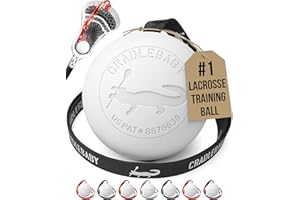 Cradlebaby Lacrosse Training Ball: Practice Indoor/Outdoor & Get More Repetitions - The #1 Piece of Equipment for Boys/Girls to Practice Cradling, dodges, Stick Tricks, & fakes. Best Lacrosse Gift!