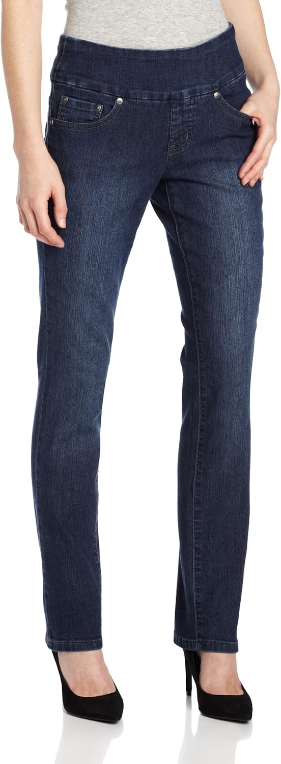 Jag Jeans Women's Petite Peri PullOn Straight Leg Amazon.ca Clothing