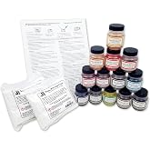 Procion MX Dye Color Set, Includes 13-2/3 Ounce Jars, 2-1lb Soda Ash Dye Fixer, Instruction Sheet, Color Chart