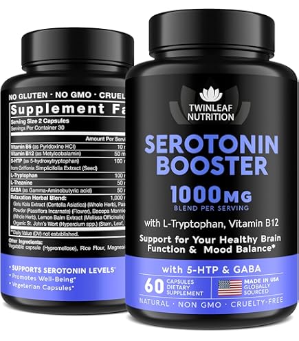 Amazon.com: NurturX GABA + 5-HTP + SAM-e, L-Tryptophan, L-Theanine