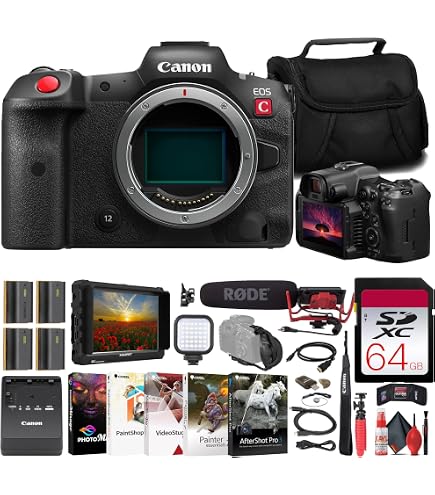 Amazon.com : Canon EOS R5 C Mirrorless Cinema Camera (5077C002) +