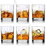 Whiskey Glasses-Premium 11 OZ Scotch Glasses Set of 6 /Old Fashioned Whiskey Glasses/Perfect Idea for Scotch Lovers/Style Gla