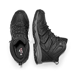 NORTIV 8 Men's Ankle High Waterproof Hiking Boots