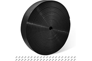 Lumpro Vinyl Straps for Patio Chair Repair Kit 2'' Wide 50 Ft Long Replacement Straps + 50 Free Rivets for Outdoor Lawn Furniture Chaise Lounge Repair (Black)