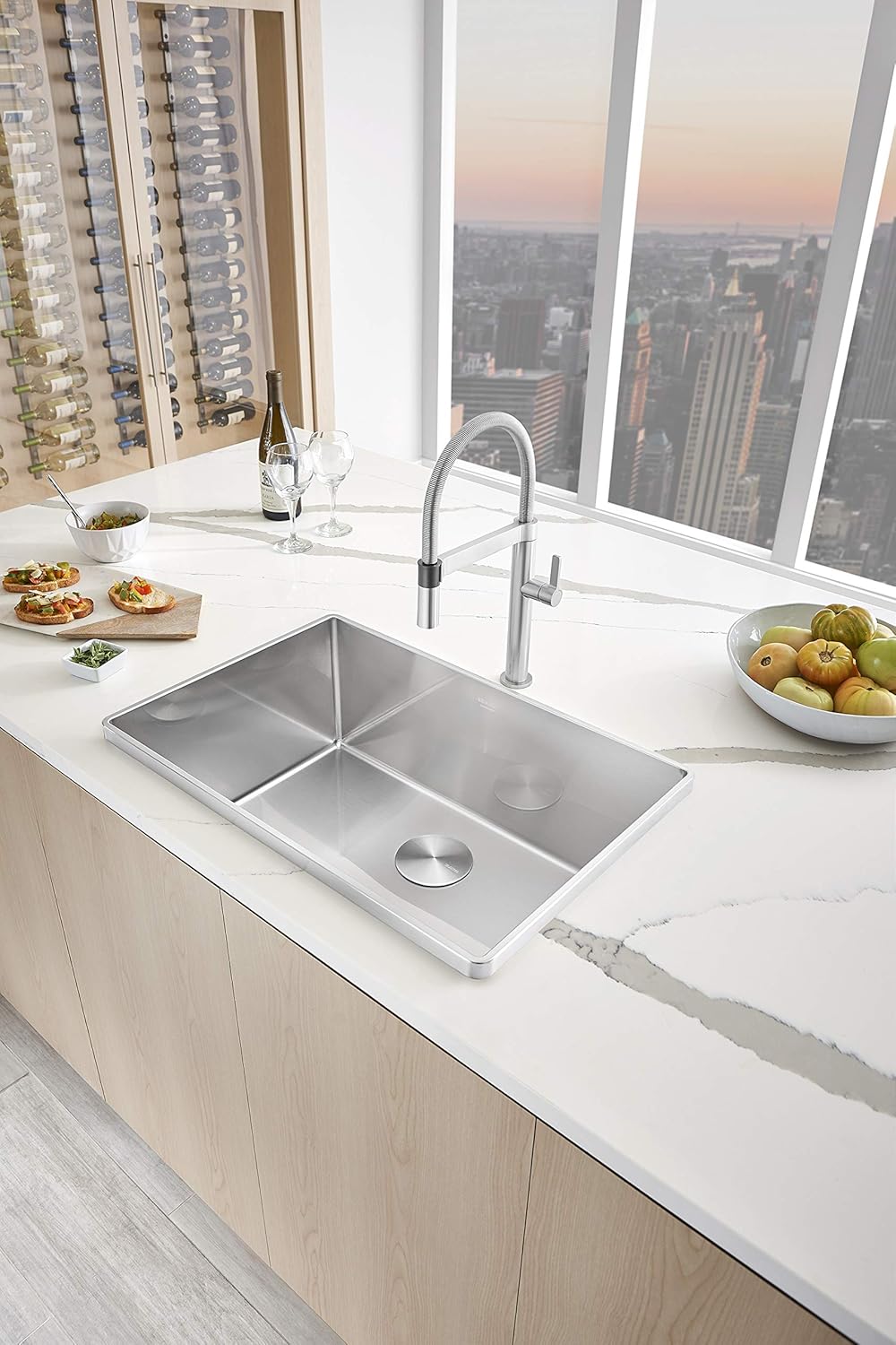 Blanco 519594 Attika Drop In Stainless Steel Kitchen Sink Amazon Com