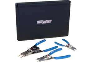 Channellock RT-3 Convertible Retaining Ring Plier Set, 3-Piece, Blue