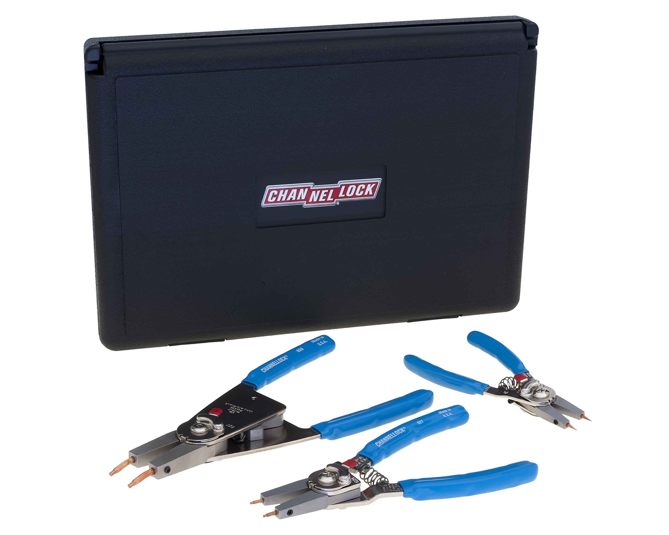 Channellock RT-3 Convertible Retaining Ring Plier Set, 3-Piece, Blue — image 1