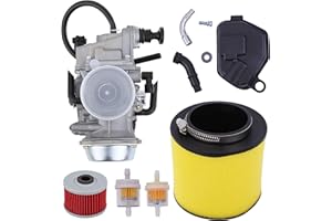 MINSTAR Fourtrax 300 Carburetor Fits Honda TRX300 TRX300FW 1988-2000, 00-06 Rancher 350 All Models, With Fuel Filter Air Filter