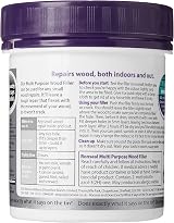 Ronseal 34739 Multi-Purpose Wood Filler White 250g Interior Exterior Flexible view 2