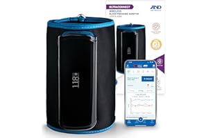 A&D Medical Multi-User Bluetooth Blood Pressure Monitor for Home Use - UA-1200CNBLE - Wide Range Cuff (8.6-16.5" / 22-42cm), 